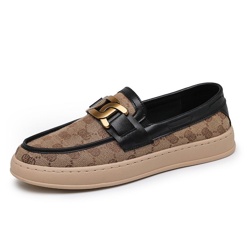 Men's Breathable Slip-On Canvas Loafers.