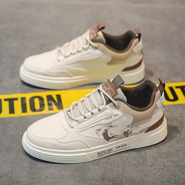 Men's Sneakers, Versatile Casual Low-top Breathable Sports Running Shoes, Men's Student Shoes.