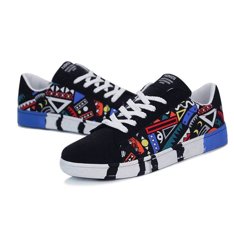 Men's Breathable Canvas Summer Sneakers.