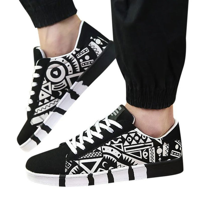 Men's Breathable Canvas Summer Sneakers.