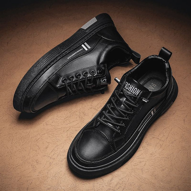 White Trendy Casual Sneakers, Sports Microfiber Leather Men's Shoes, Live Delivery.
