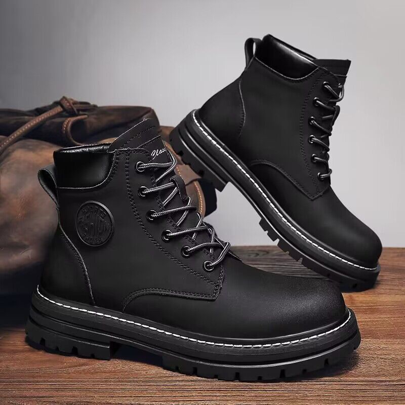 Men's Waterproof Yellow Martin Boots - Best Seller.