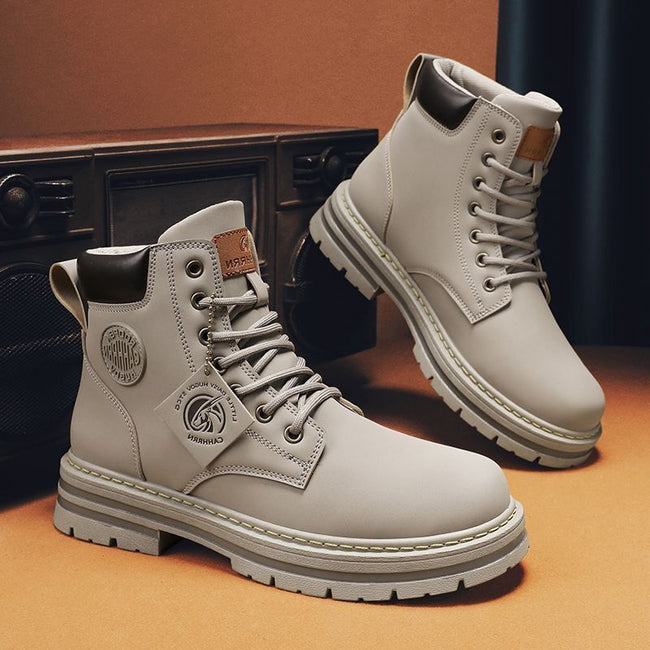Men's Waterproof Yellow Martin Boots - Best Seller.