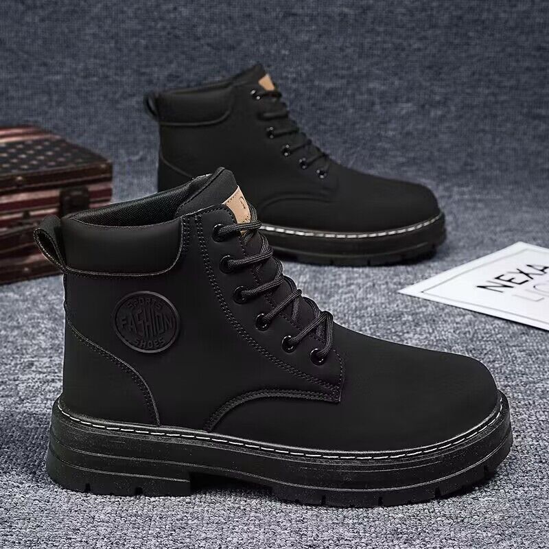 Men's Waterproof Yellow Martin Boots - Best Seller.