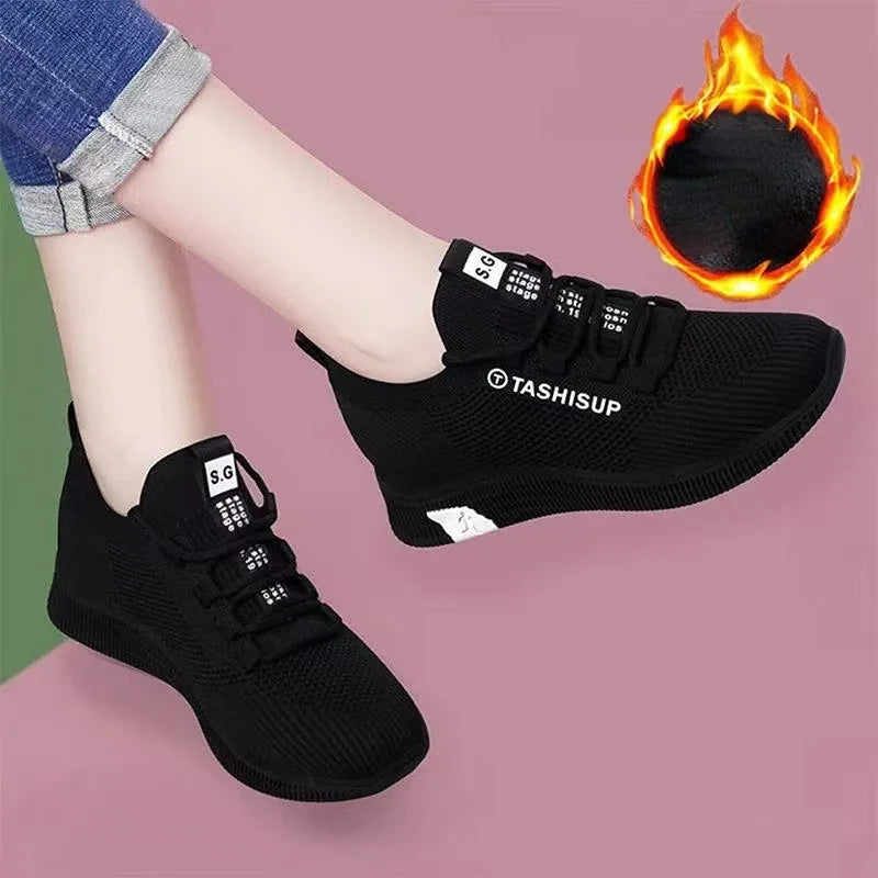 Breathable Women's Sports Sneakers - Lightweight & Non-Slip.