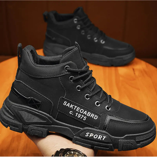 Premium Men's High Top Motorcycle Boots.