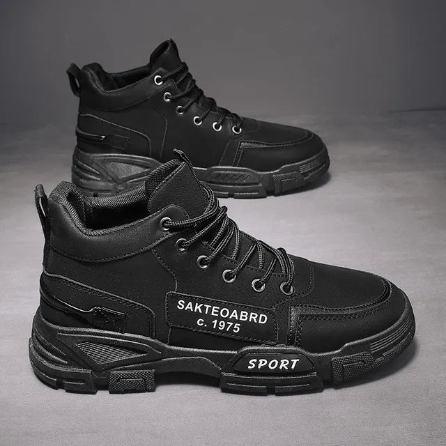Premium Men's High Top Motorcycle Boots.