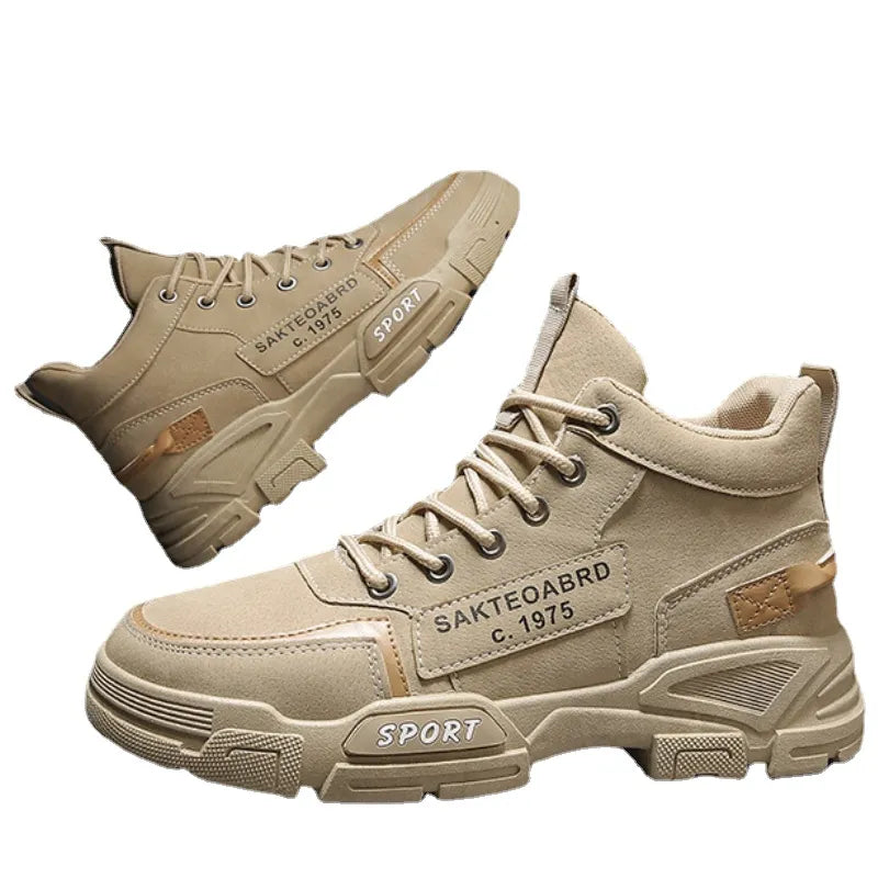Premium Men's High Top Motorcycle Boots.