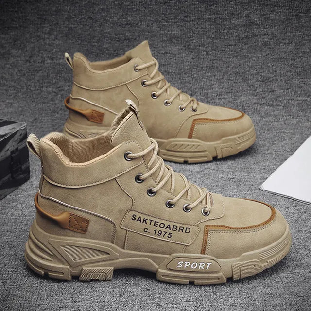 Premium Men's High Top Motorcycle Boots.