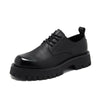 Men's Summer Loafers – Breathable Leather Lace-Up Shoes.