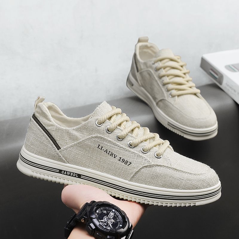 Men's Breathable Summer Canvas Shoes.