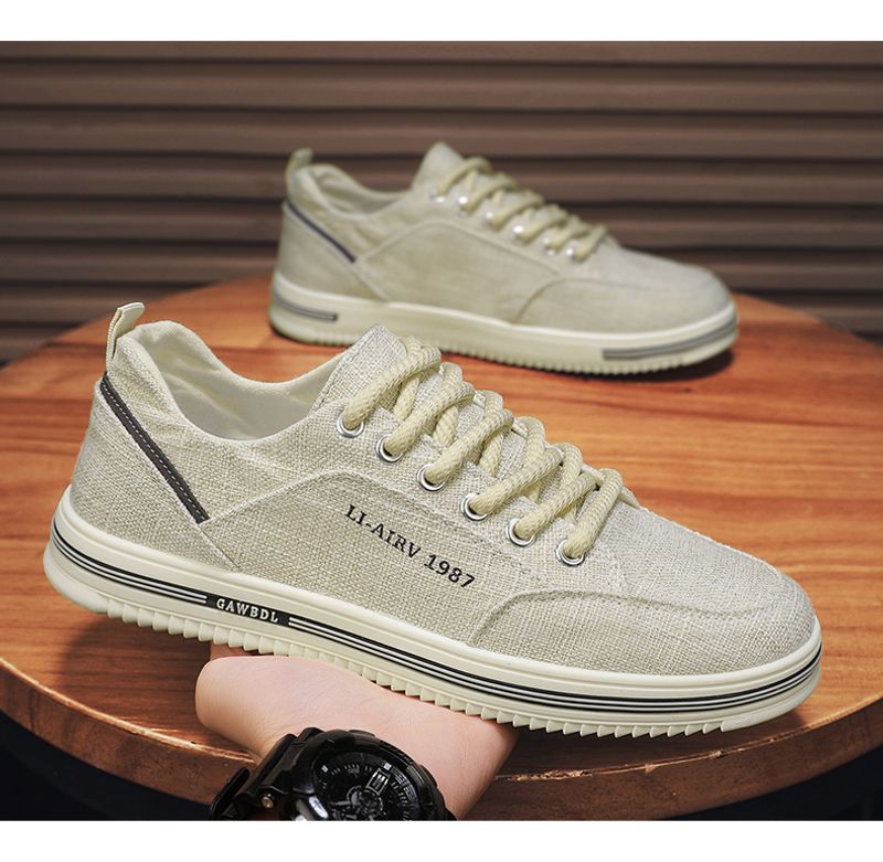 Men's Breathable Summer Canvas Shoes.