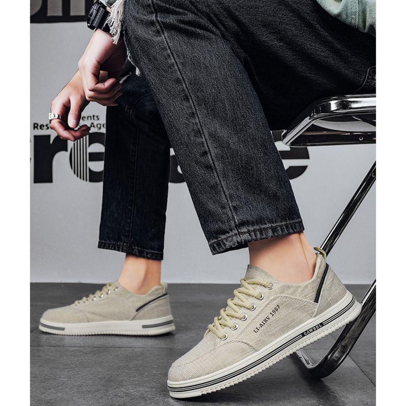 Men's Breathable Summer Canvas Shoes.