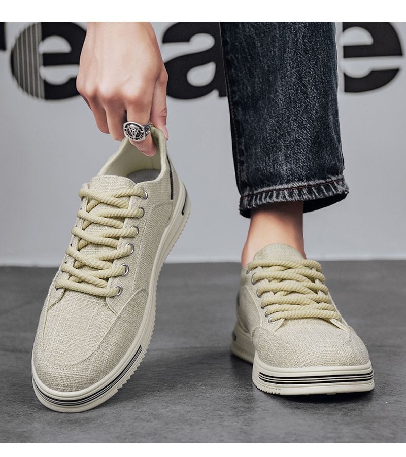 Men's Breathable Summer Canvas Shoes.