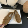 2024 Autumn/Winter New British Style Round Head Genuine Thick Soft Bottom With Buckle, Small Leather Shoes, One Step.