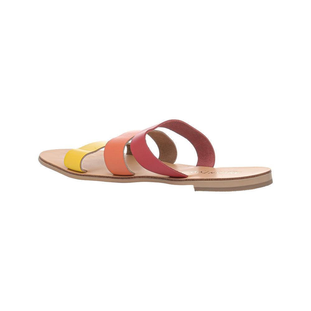 Ancientoo Slides Harmonia – Elegant Leather Sandals for Women.