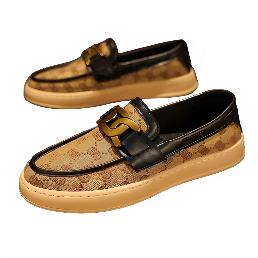 Men's Breathable Slip-On Canvas Loafers.