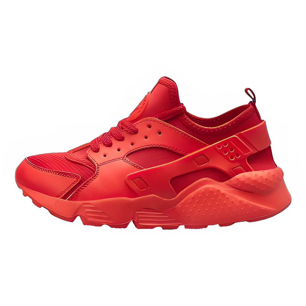 Stylish Red Huarache Sneakers for Comfort.