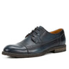 British Casual Leather Shoes for Men – Cowhide Round Toe Footwear.