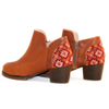 Nasrin Ankle Boot – Brown Leather Women’s Shoes | Handcrafted in Palestine.