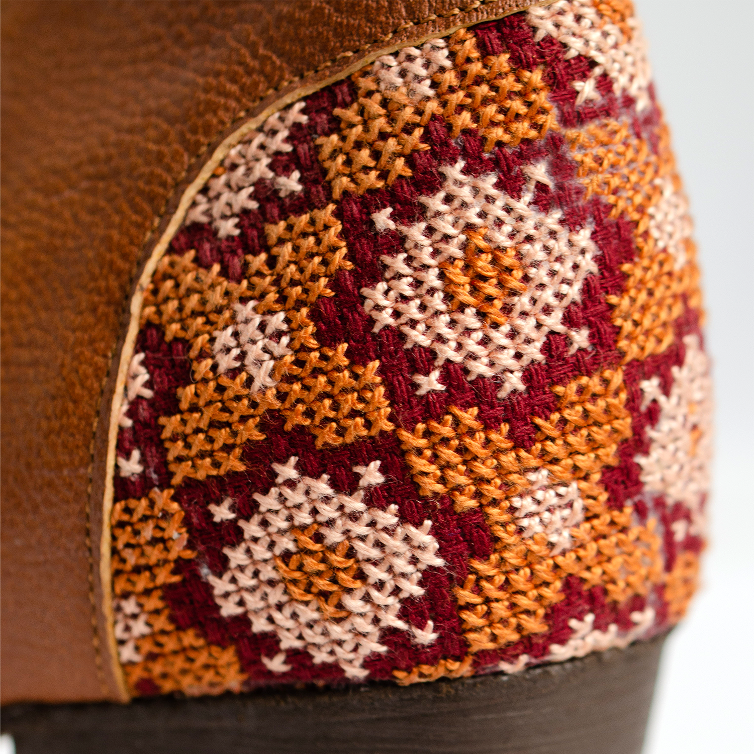 Nasrin Ankle Boot – Brown Leather Women’s Shoes | Handcrafted in Palestine.