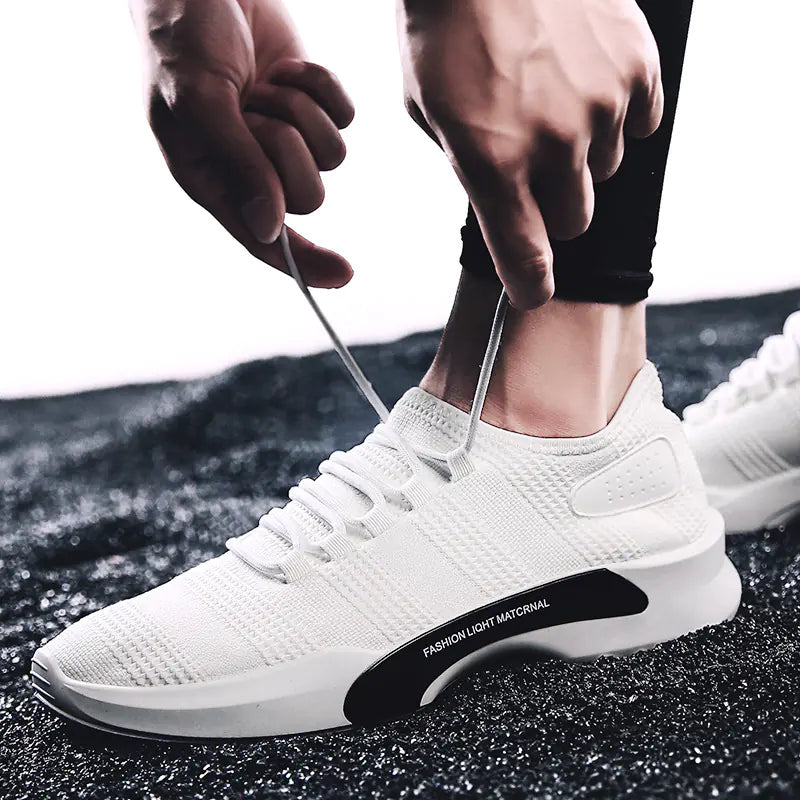 Men's Breathable Mesh Sneakers – Casual All-Season Shoes.