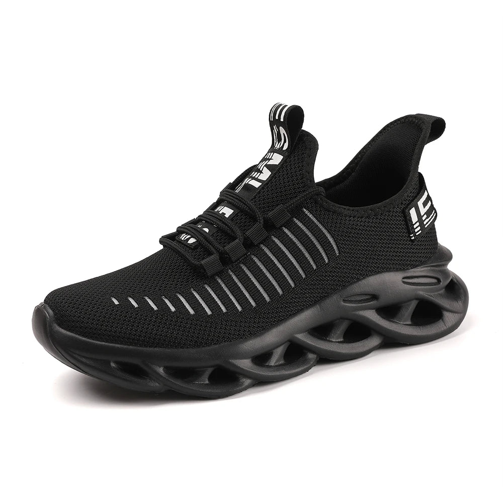 Men's Breathable Running Sneakers - Non-Slip Style.