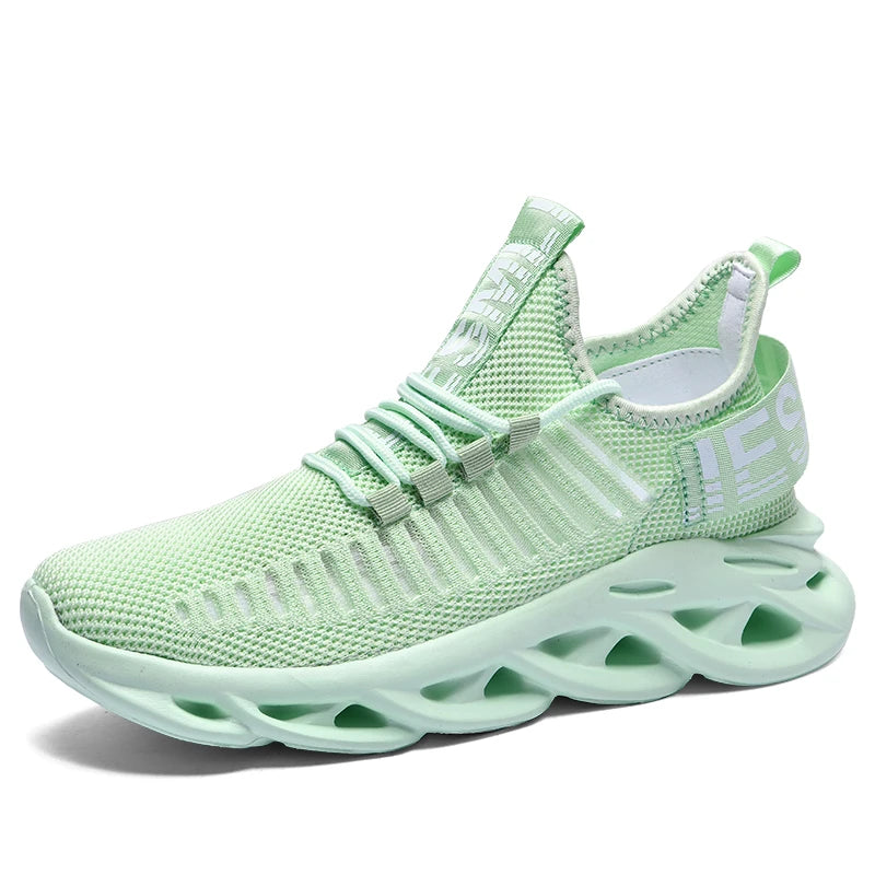 Men's Breathable Running Sneakers - Non-Slip Style.