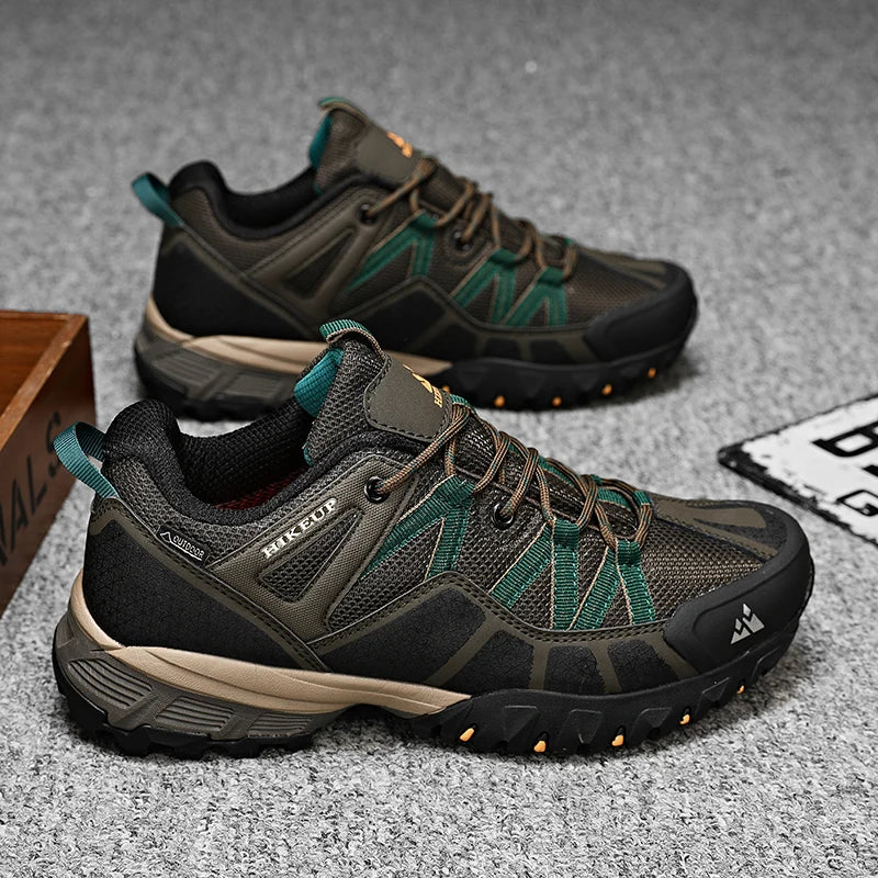 Breathable Men's Hiking Sneakers - Comfort & Grip.