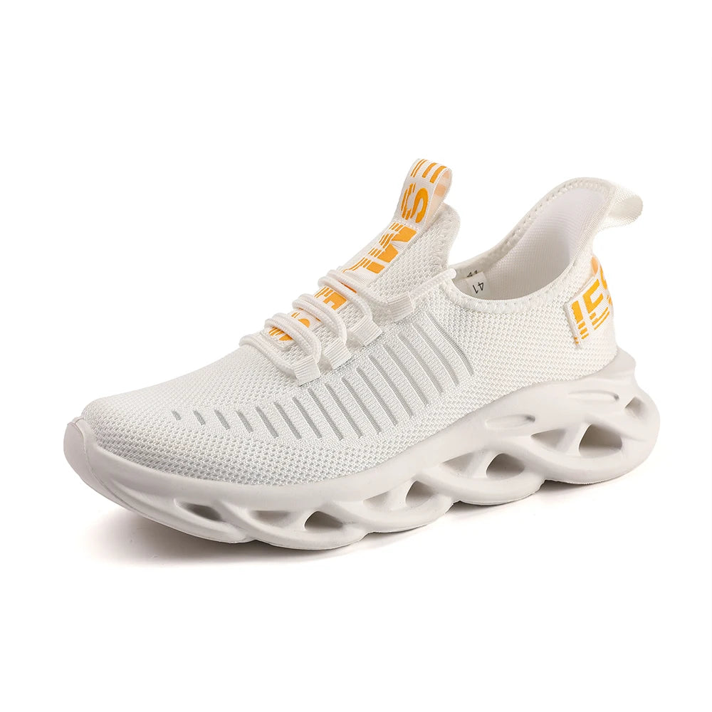 Men's Breathable Running Sneakers - Non-Slip Style.