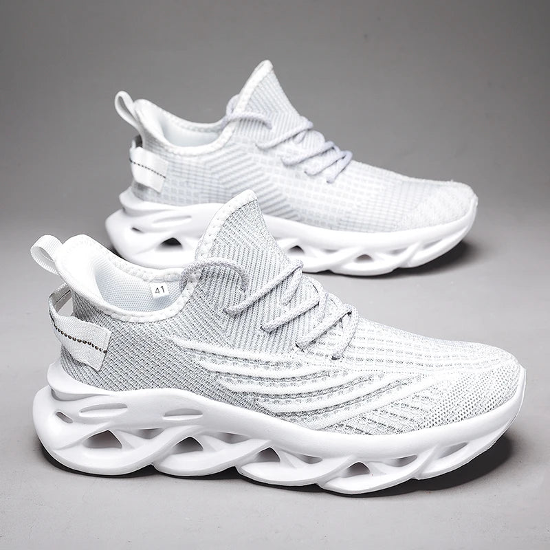 Men's Breathable Running Sneakers - Non-Slip Style.