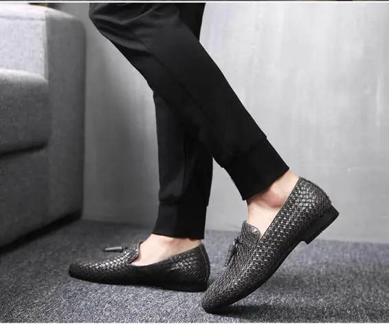 Tassel Leather Shoes for Men - British Style