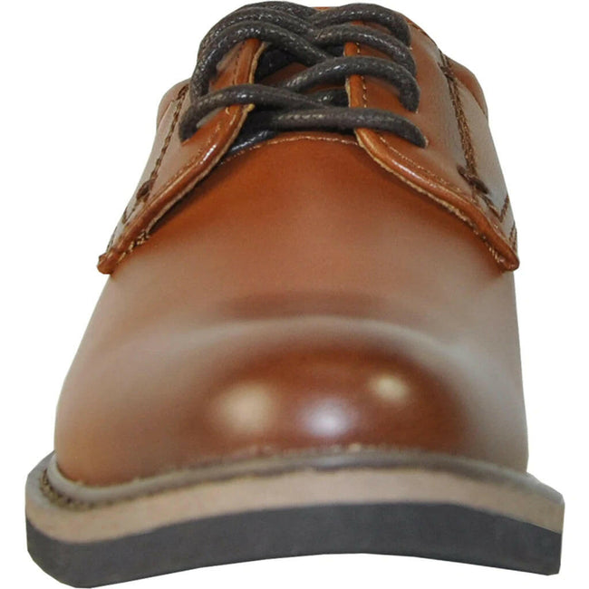 VANGELO Boy VALLO-1PKID Dress Shoe – Brown Matte | Formal & Tuxedo Shoes.