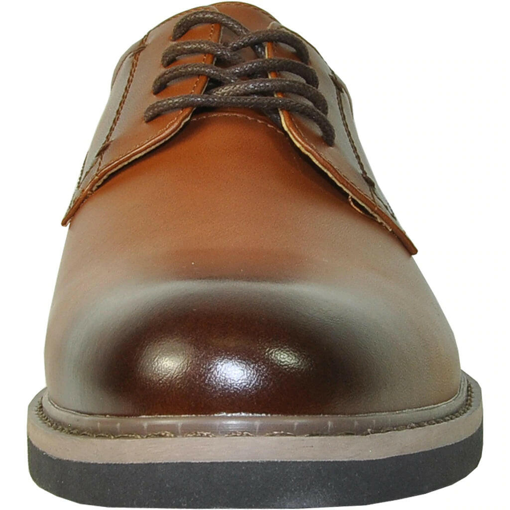Vallo-1P Brown Matte VANGELO Oxford Shoes | Men’s Formal & Tuxedo Shoes.