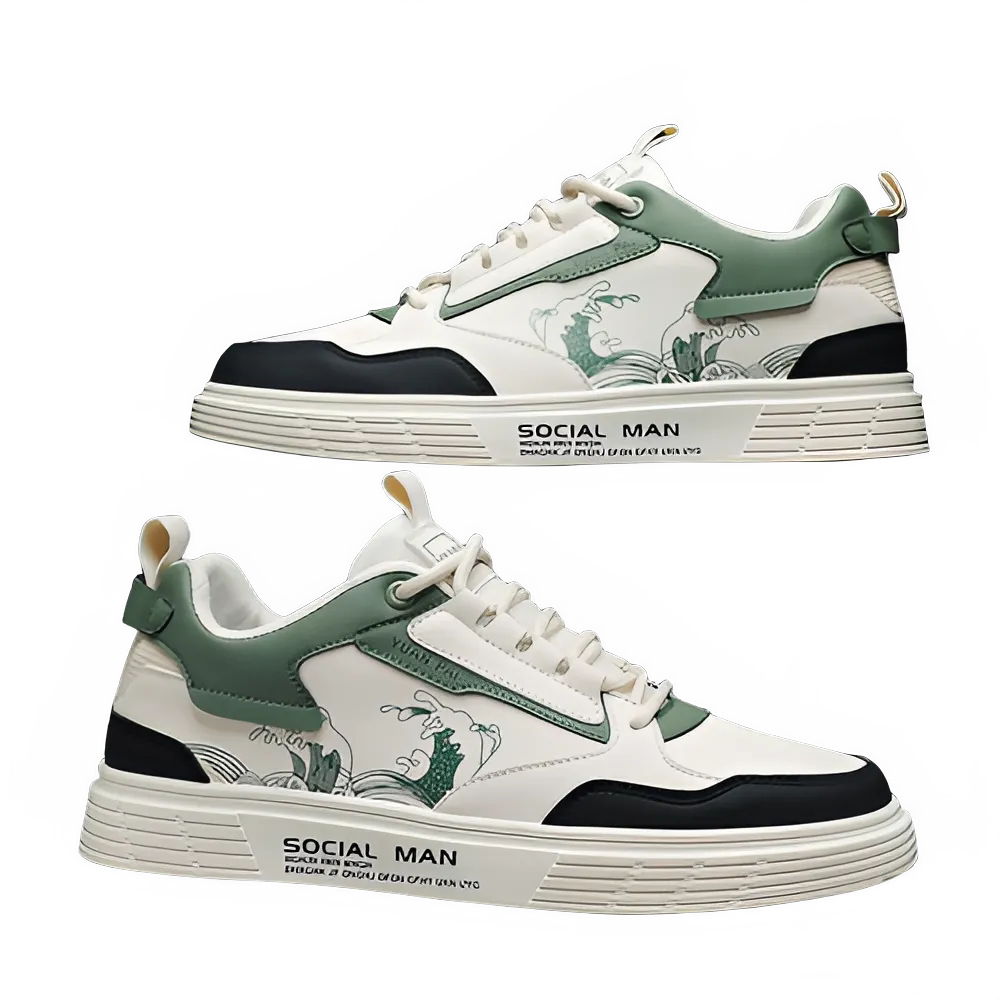 Men's Sneakers, Versatile Casual Low-top Breathable Sports Running Shoes, Men's Student Shoes.