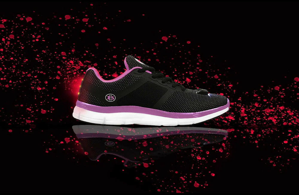 Women’s Night Runner Light Shoes | LED Safety Running Shoes for Night Visibility.