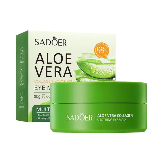 OAKSII Aloe Eye Therapy Pads – 60PCS for Dark Circles, Puffiness & Tired Eyes