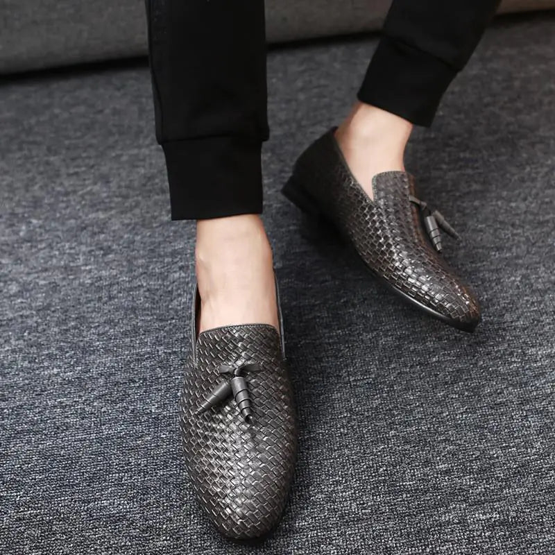 Tassel Leather Shoes for Men - British Style