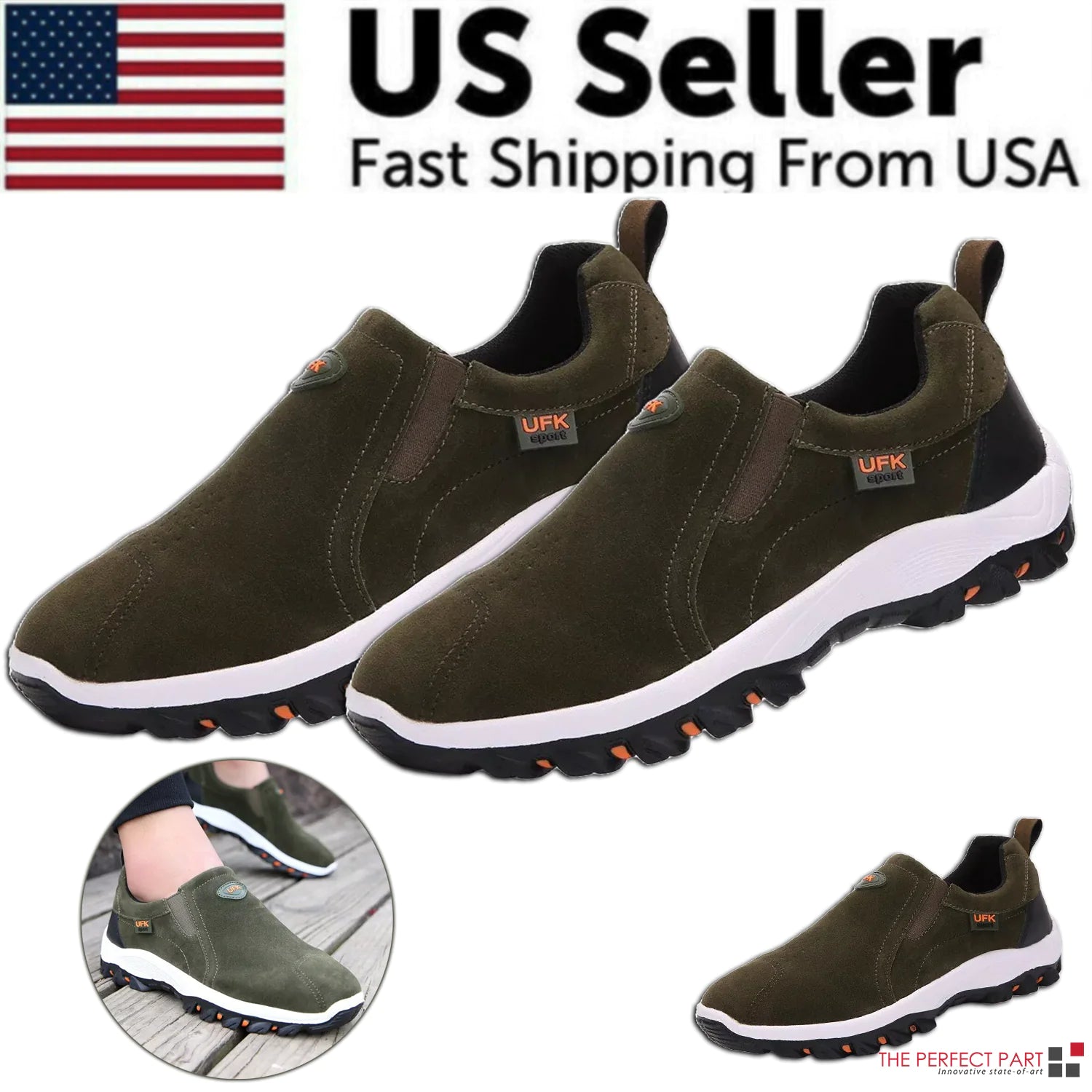 Men's Casual Loafer Sneakers for Outdoor Sports